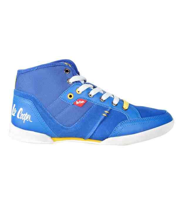 lee cooper blue sneakers