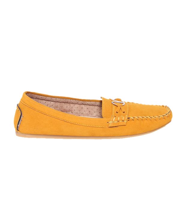 aldo yellow loafers