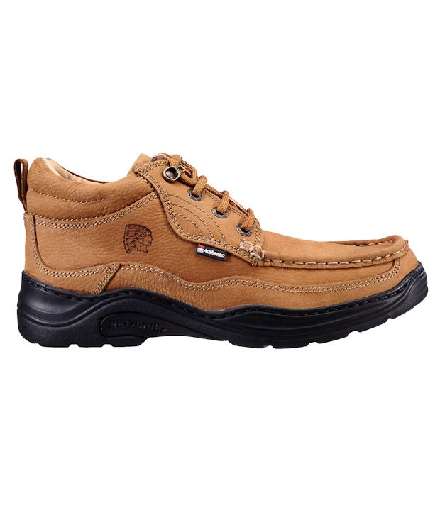 red chief flat sole shoes