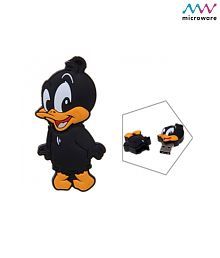 Microware 4GB Black Duck Shape Designer Pen Drive