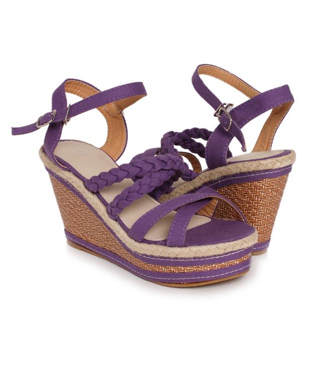 purple wedges uk