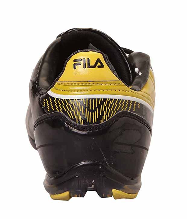 black and yellow filas