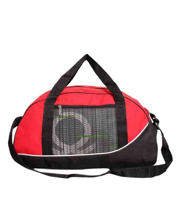 UCB Black & Red Duffle Bag Buy UCB Black & Red Duffle Bag Online at
