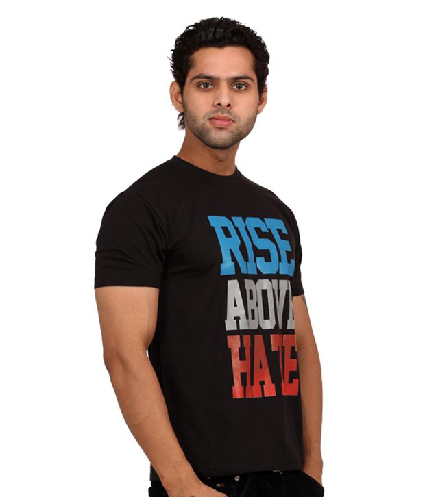 Johney B Rise Above Hate Black T Shirt - Buy Johney B Rise Above Hate ...