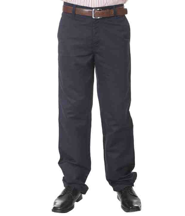 blue formal trousers