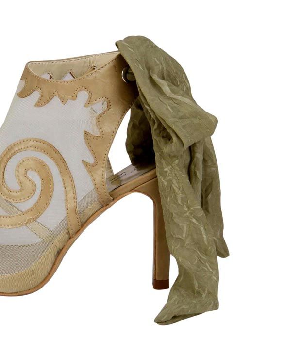 beige pencil heels