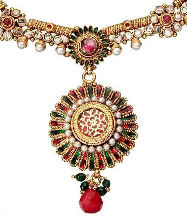 Parth Ethnic Designer Necklace Set - Buy Parth Ethnic Designer Necklace ...