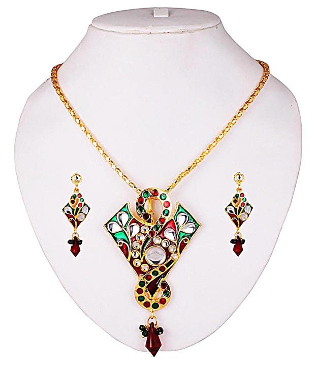 Sharnam Art Holi Vivid Jewellery Combo Of 6 Pendant Sets Buy Sharnam