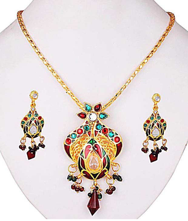 Sharnam Art Holi Vivid Jewellery Combo Of 6 Pendant Sets Buy Sharnam