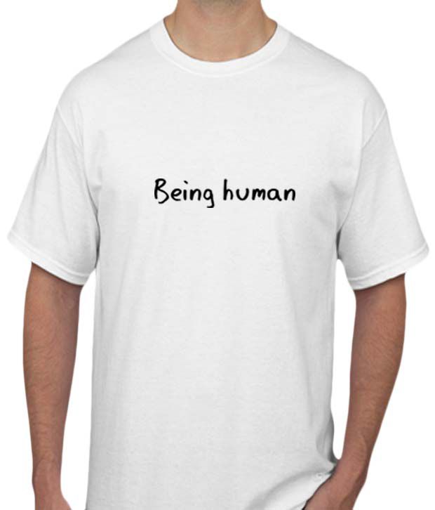 Tshirt.in White Being Human T-Shirt - Buy Tshirt.in White Being Human T ...
