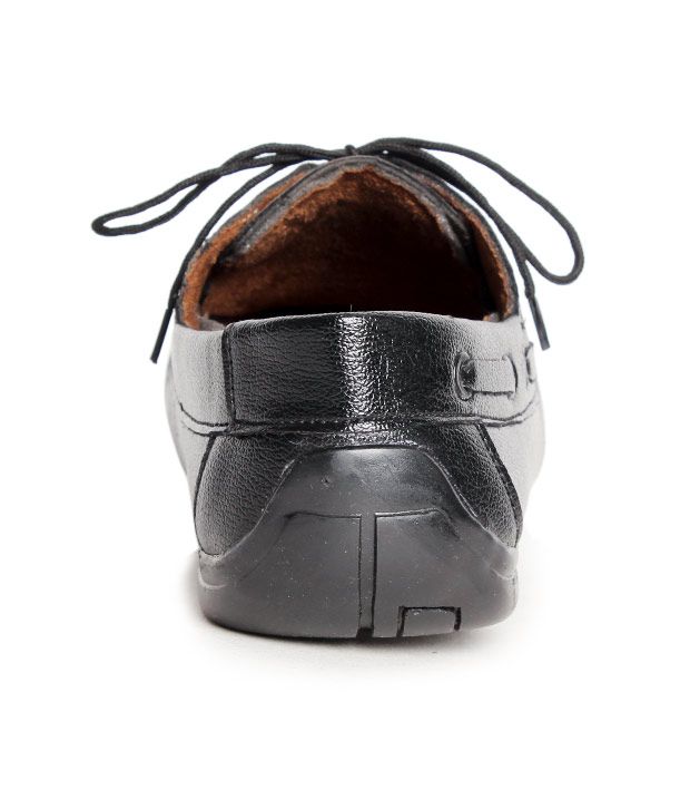 Bacca Bucci Black Boat Shoes Shoes - Buy Bacca Bucci Black Boat Shoes ...