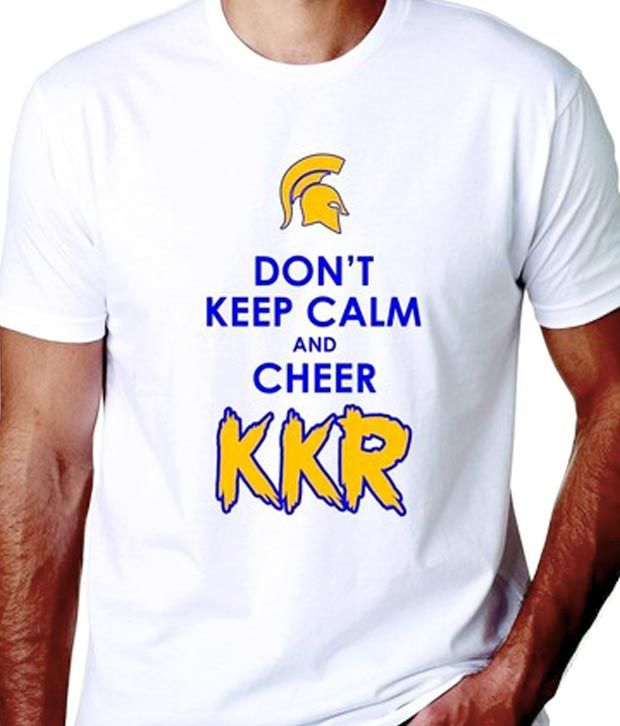 in kkr t shirt