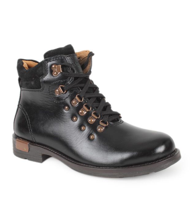 Le Fore Rowdy Black High Ankle Boots Buy Le Fore Rowdy Black High Ankle Boots Online at Best