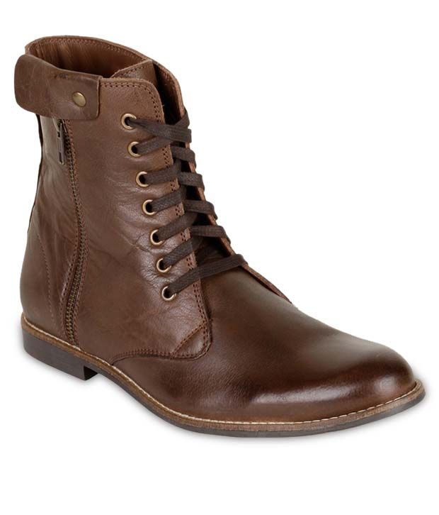 Jessi Jordan Macho Brown High Ankle Boots - Buy Jessi Jordan Macho ...