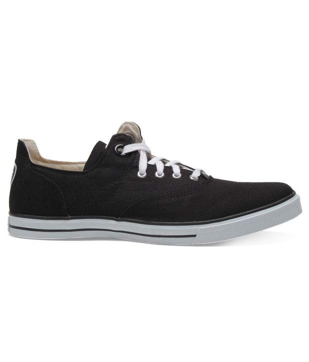 puma black shiny shoes