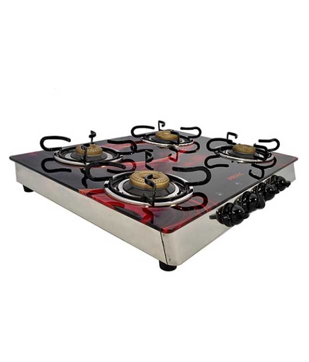 Jindal 4 Burner OSeries Gas Stove Price in India Buy Jindal 4 Burner