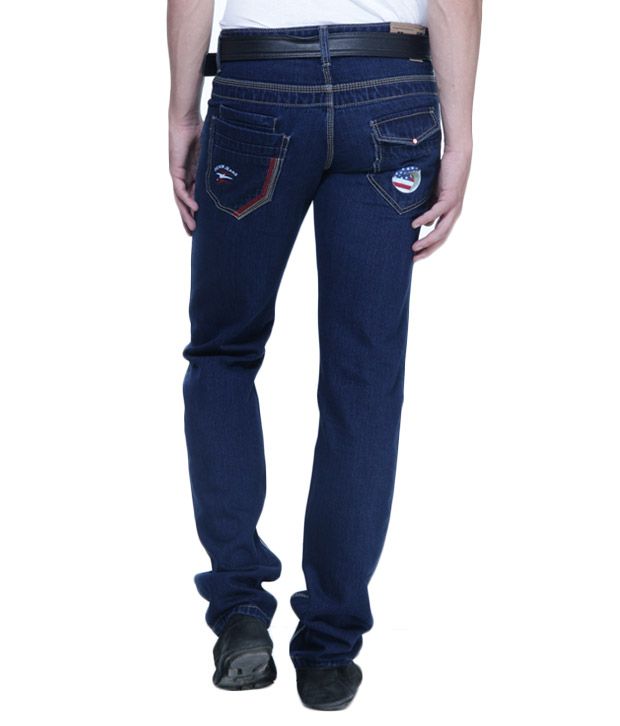 navy blue jeans