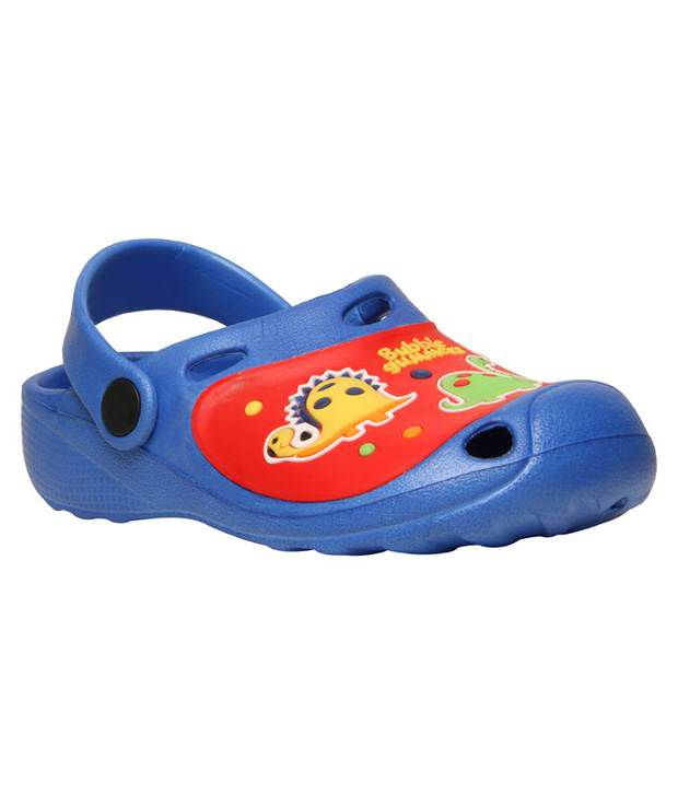Bubblegummers Blue & Red Clog Shoes For Kids Price in India- Buy ...