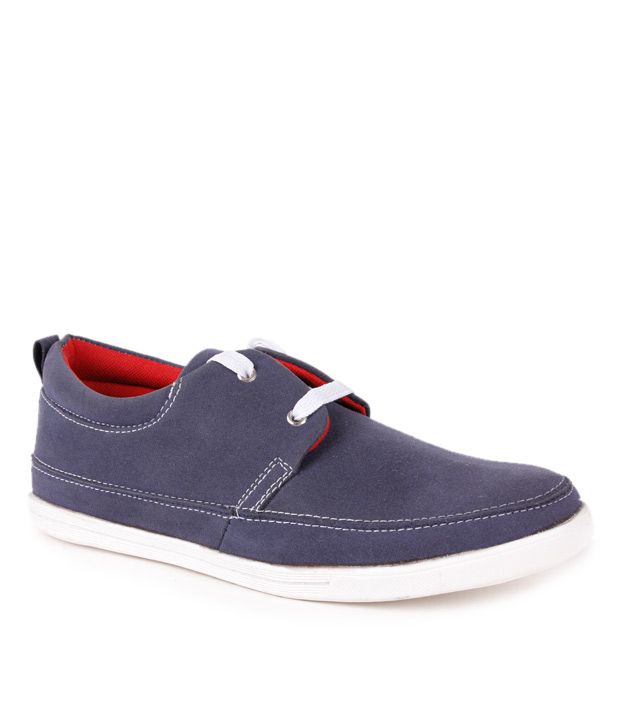 Zapatoz Blue Smart Casuals & Sneaker Shoes - Buy Zapatoz Blue Smart ...