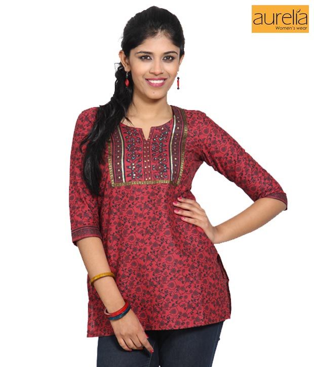aurelia short kurtis online