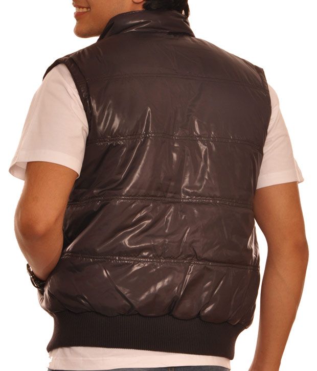 Mettle Bomber Sleeveless Jacket-M-827-Purple - Buy Mettle Bomber Sleeveless Jacket-M-827-Purple 