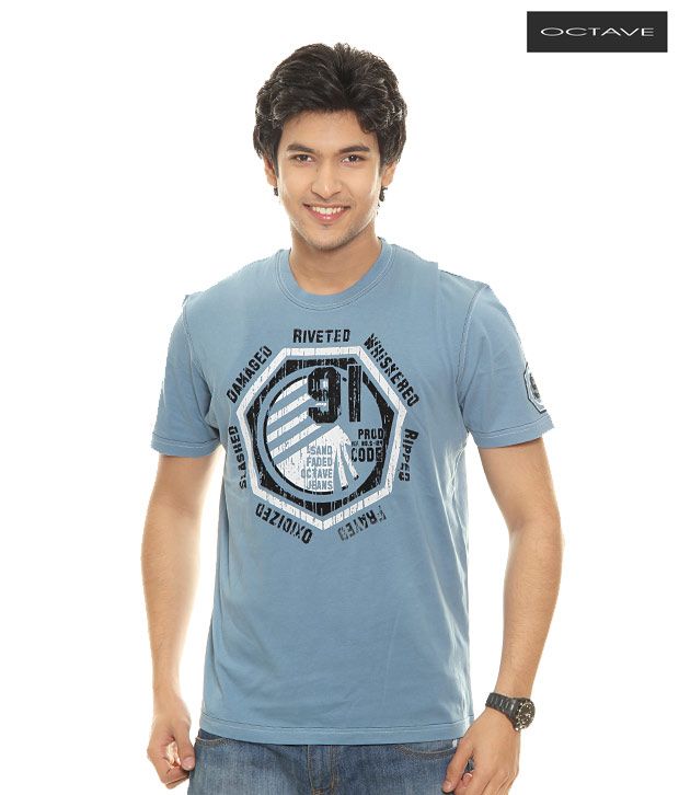 denim colour t shirt