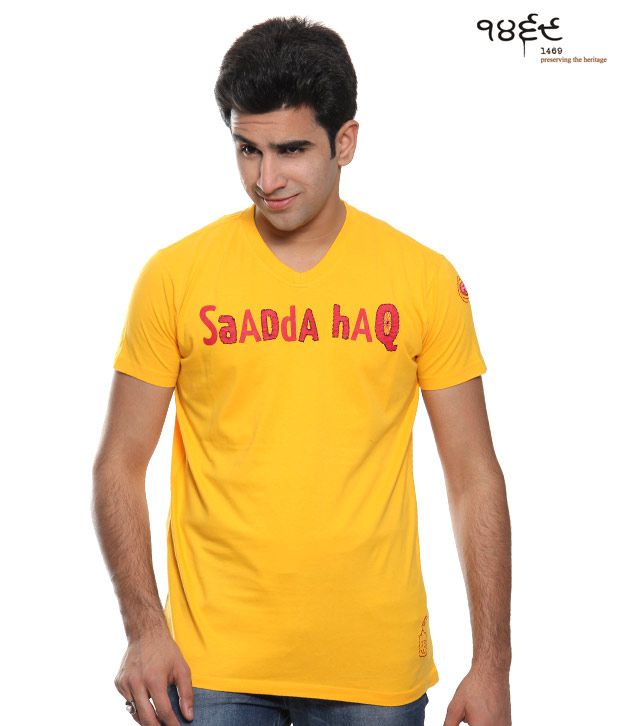 1469 Yellow T-Shirt-Tsaddahaq-Yl - Buy 