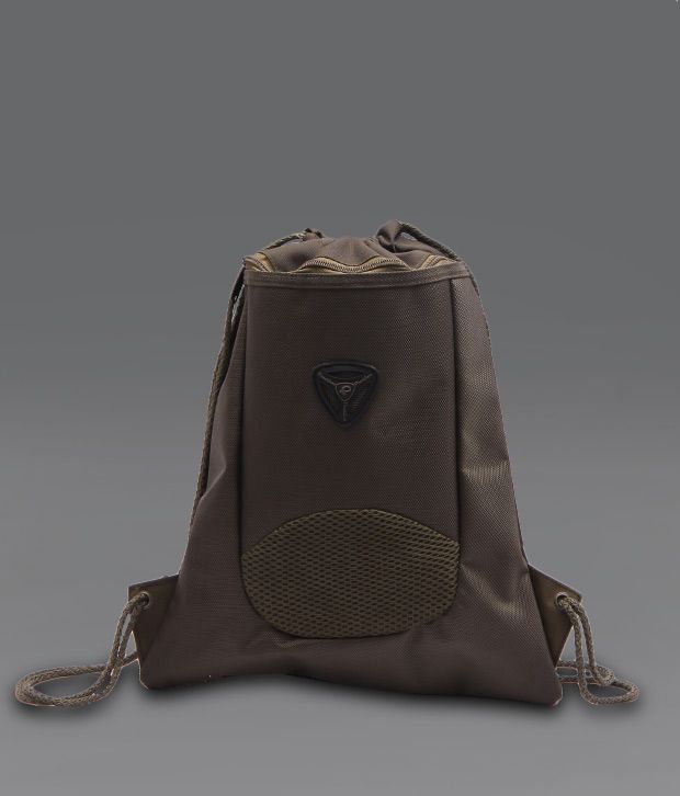 canvas pull string bag