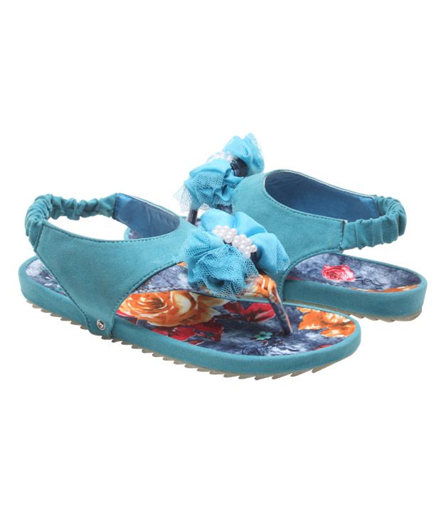 sky blue sandals