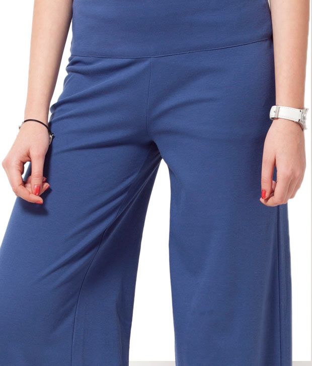 indigo palazzo pants