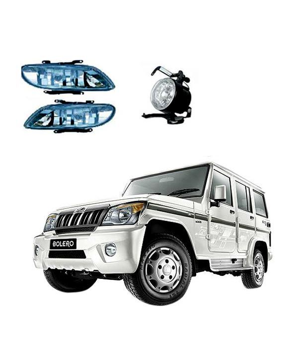 Cartime Mahindra Old Bolero Clear Fog Light Lamp (Set of 2) Buy