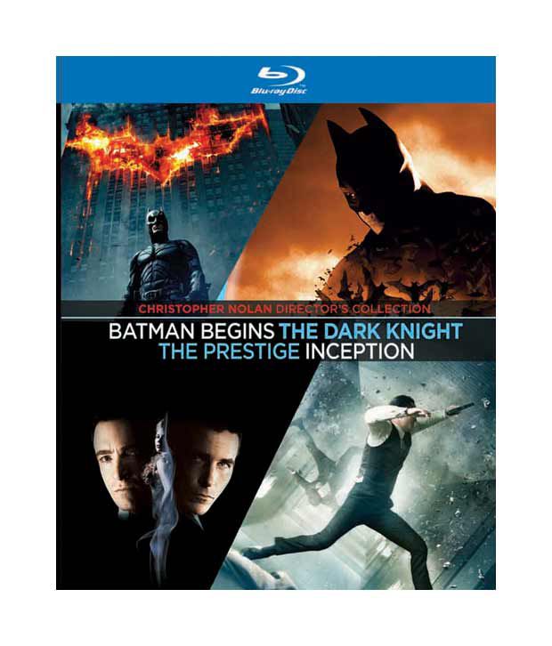 Christopher Nolan Collection - The Dark Knight, Batman Begins, Inception,  The Prestige (English) [Blu-ray]: Buy Online at Best Price in India -  Snapdeal
