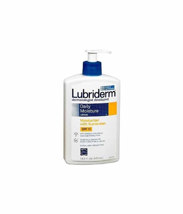 Lubriderm Daily Moisture Lotion Spf 15 Moisturizer With Sunscreen 13.5