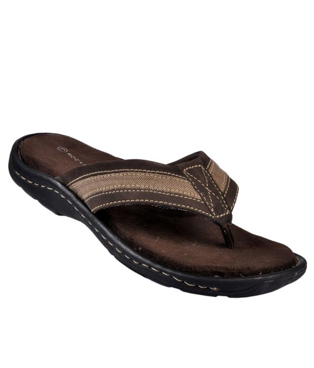 Rockport Sedative Brown Slippers Price in India- Buy Rockport Sedative ...