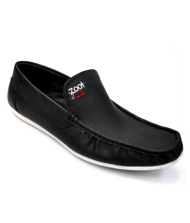 Zoot24 Tom Black Loafers - Buy Zoot24 Tom Black Loafers Online at Best ...