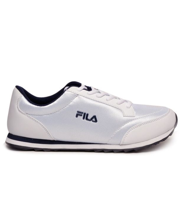 fila vapour white running shoes