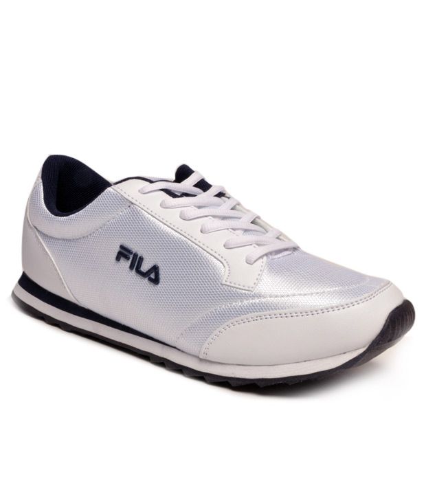 fila vapour white running shoes