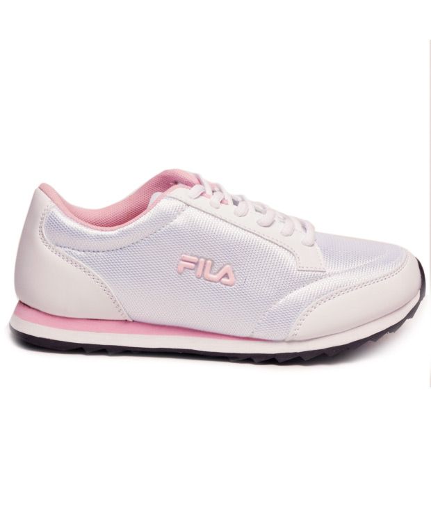 fila vapour white running shoes