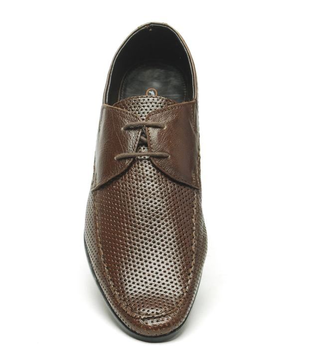 franco leone tan derby shoes