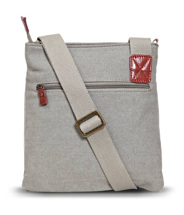 Troop London Grey Sling Bag - TRP0227-KH - Buy Troop London Grey Sling ...