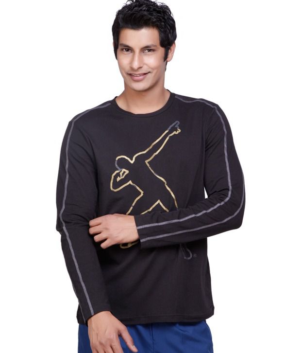 Puma Black Full Sleeves Sweatshirt