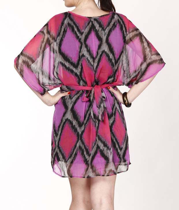 georgette short frock design