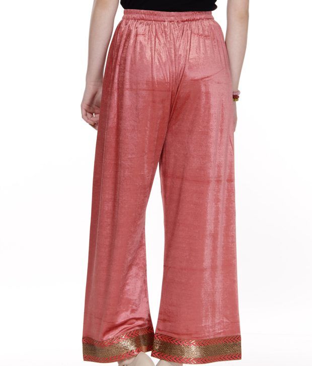 dark pink palazzo pants