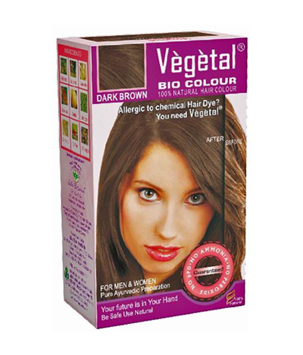     			Vegetal Bio Hair Colour (Dark Brown) 150G
