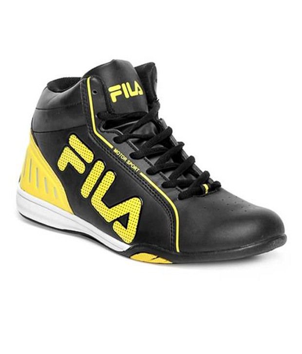 Fila Isonzo 2201 Black Basketball Shoes Price in India- Buy Fila Isonzo ...