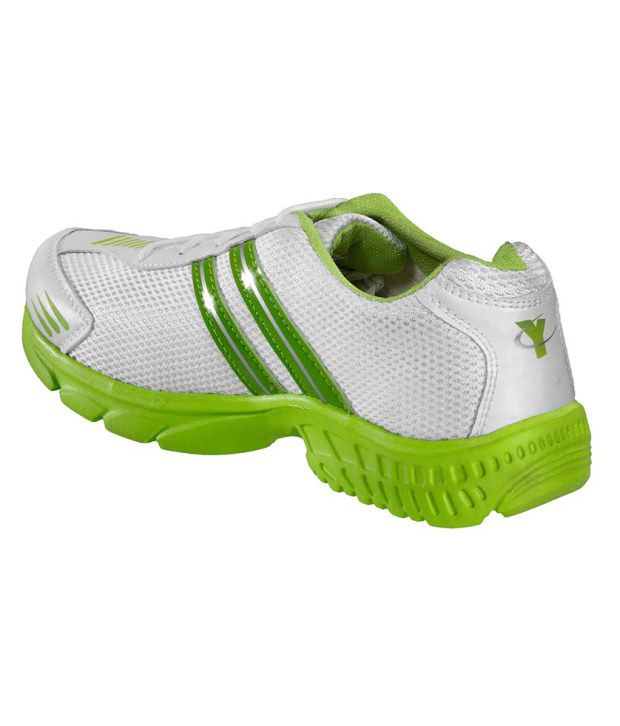 Yepme Cosmos Sports Shoes- White & Fluorescent Green - Buy Yepme Cosmos