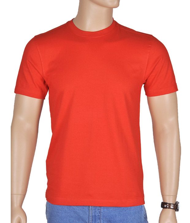 girls plain red t shirt