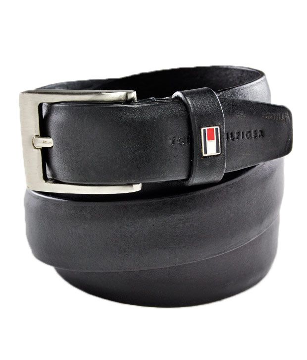 Tommy Hilfiger Black Smooth Finish Belt: Buy Online at Low Price in India - Snapdeal