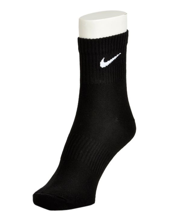 Nike Black Full Length Socks - 3 Pair Pack - Buy Nike Black Full Length ...