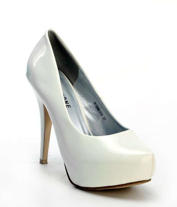 white pencil heels